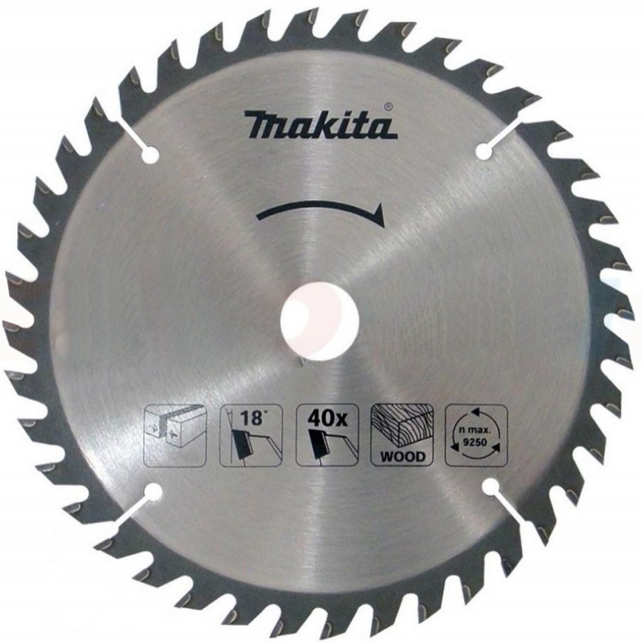 Пильный диск Makita ТСТ по дереву 165x20 мм x 40 зубьев (D-52576)