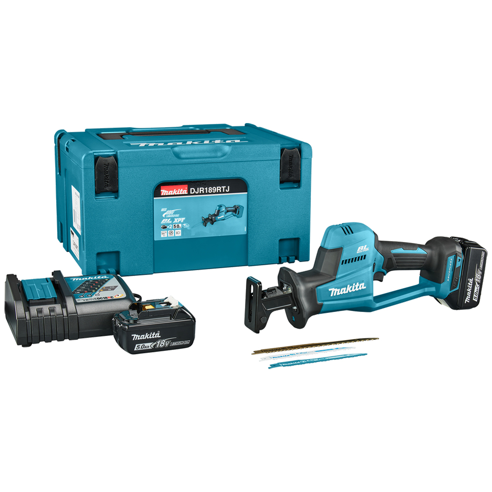 Акумуляторна шабельна пила Makita DJR189RTJ Акумуляторна шабельна пила Makita DJR189RTJ