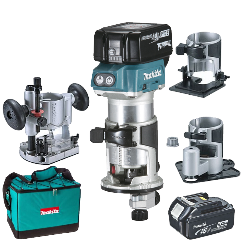 Акумуляторний фрезер Makita DRT50RTEX3 Акумуляторний фрезер Makita DRT50RTEX3