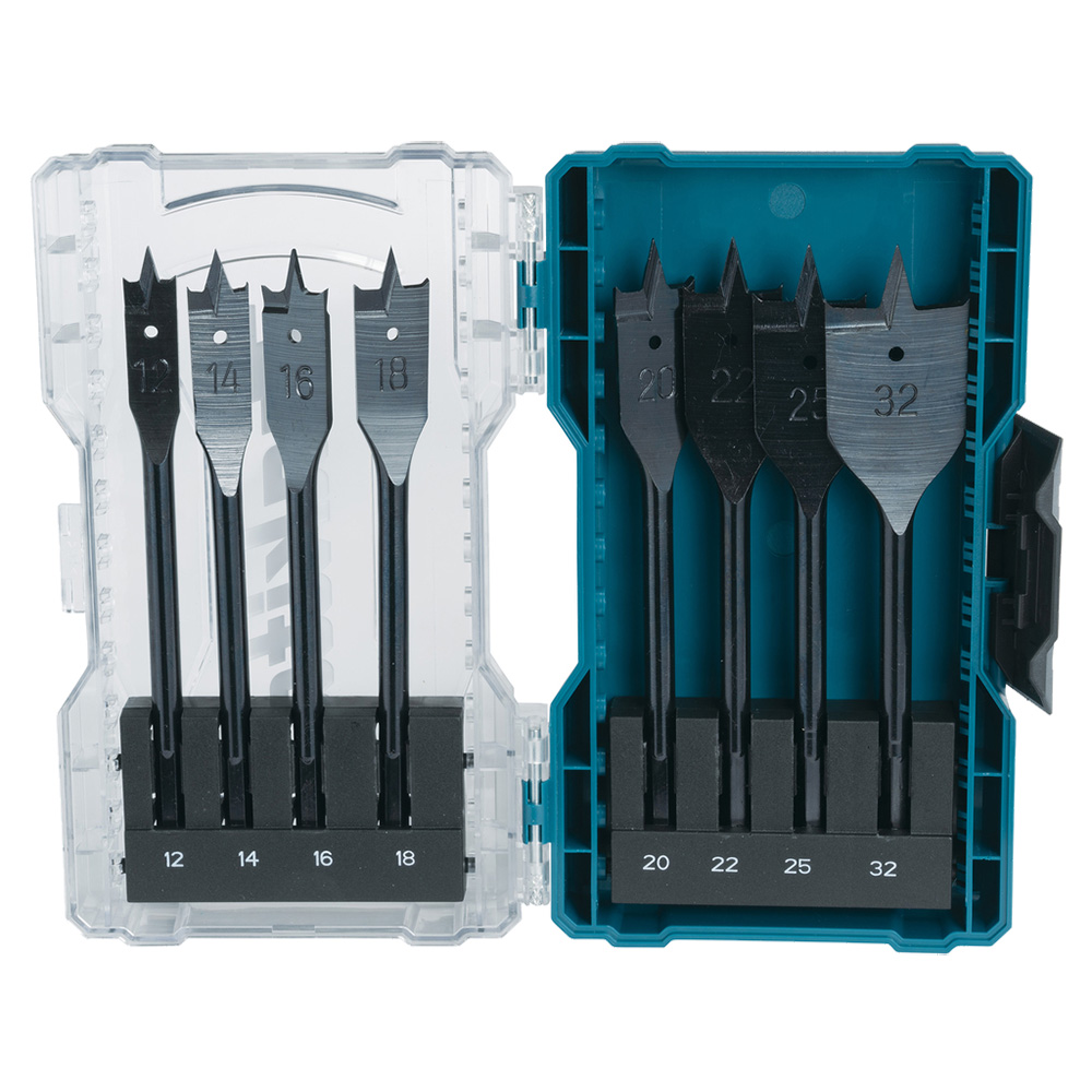 Набір перових свердел 8 шт. Makita (E-08698) Набір перових свердел 8 шт. Makita (E-08698)