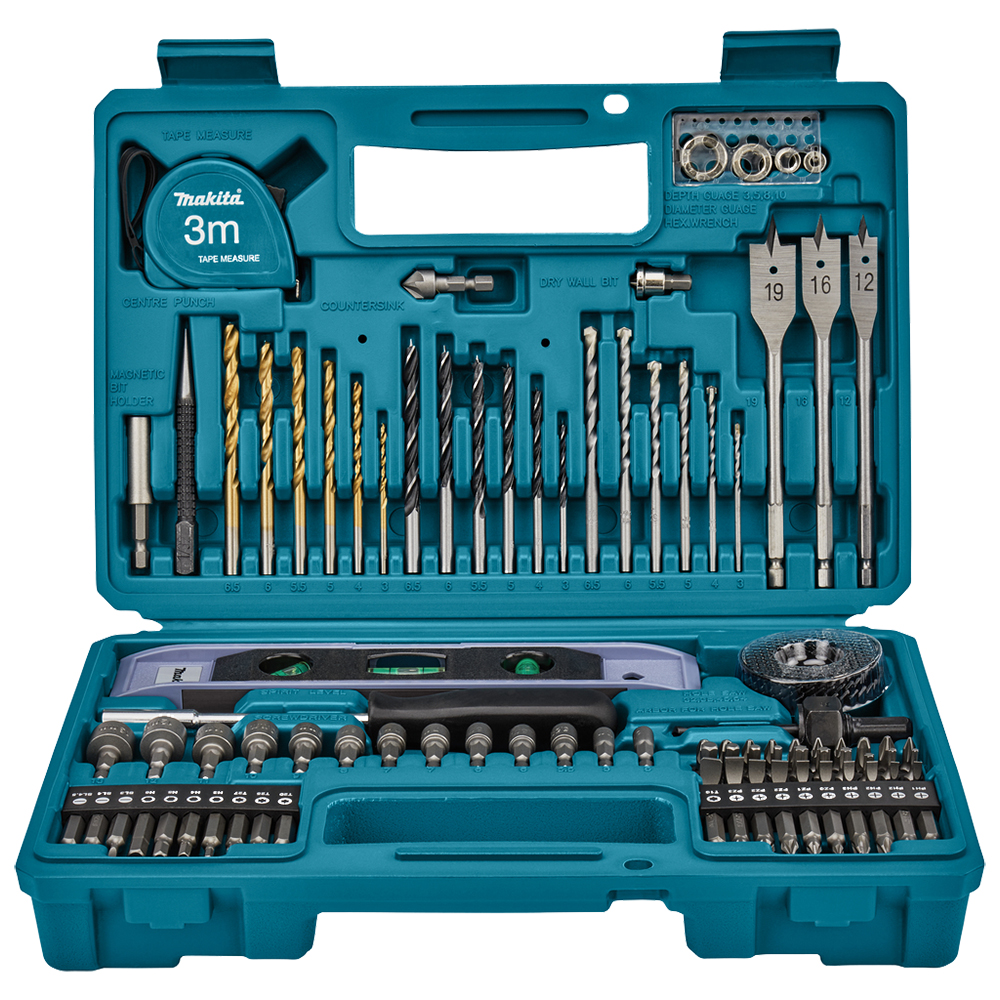 Набір свердел та біт Makita 102 шт (E-10730) Набір свердел та біт Makita 102 шт (E-10730)