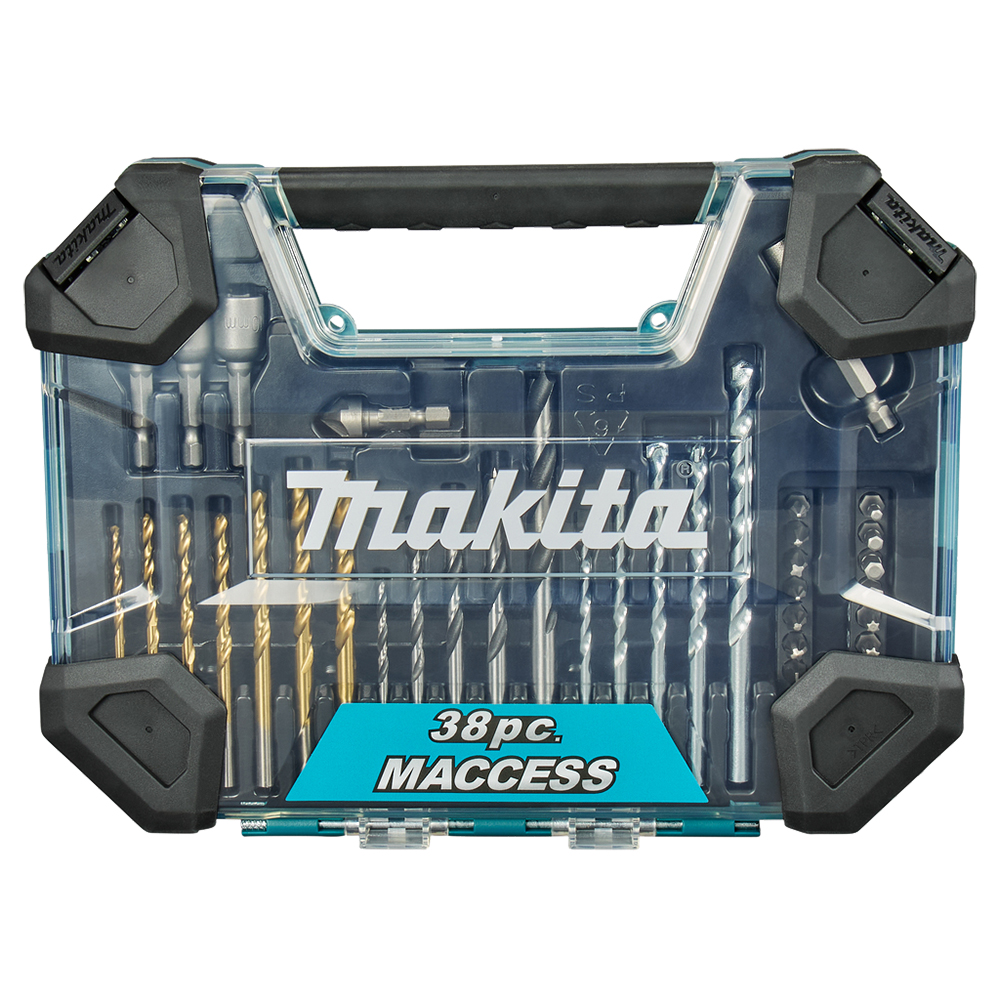 Набір біт та свердел 38 шт Makita (E-22573) Набір біт та свердел 38 шт Makita (E-22573)
