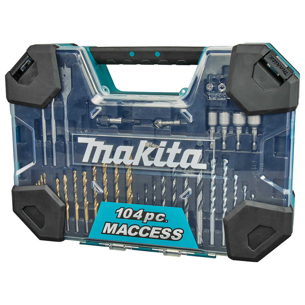 Набір свердл та біт (104 шт.) Makita (E-22604) Набір свердл та біт (104 шт.) Makita (E-22604)