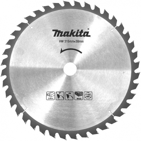 Пильний диск Makita для 2712 315x30 мм 40 зубів (JM27170001)