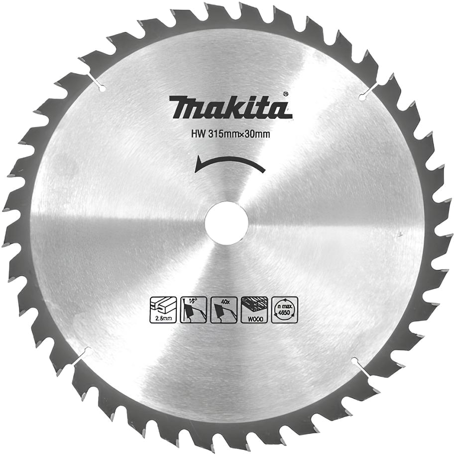 Пиляльний диск Makita: дерево для 2712 315x30 мм 40 зубів (JM27170001)