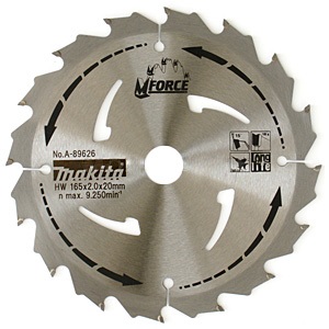 Пильный диск Makita MForce 165 мм 16 зубьев (A-89626)