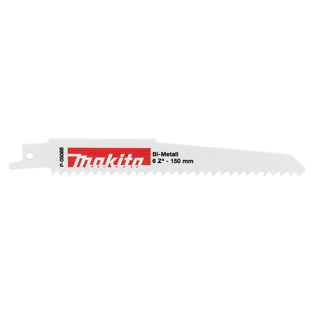 Набір пилок BiM по деревині та пластику для ножівки 150 мм (5 шт.) Makita (P-05088)