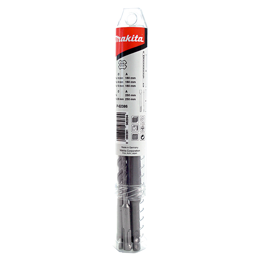 Набір бурів SDS-Plus та зубил, 5 шт. Makita (P-52386)