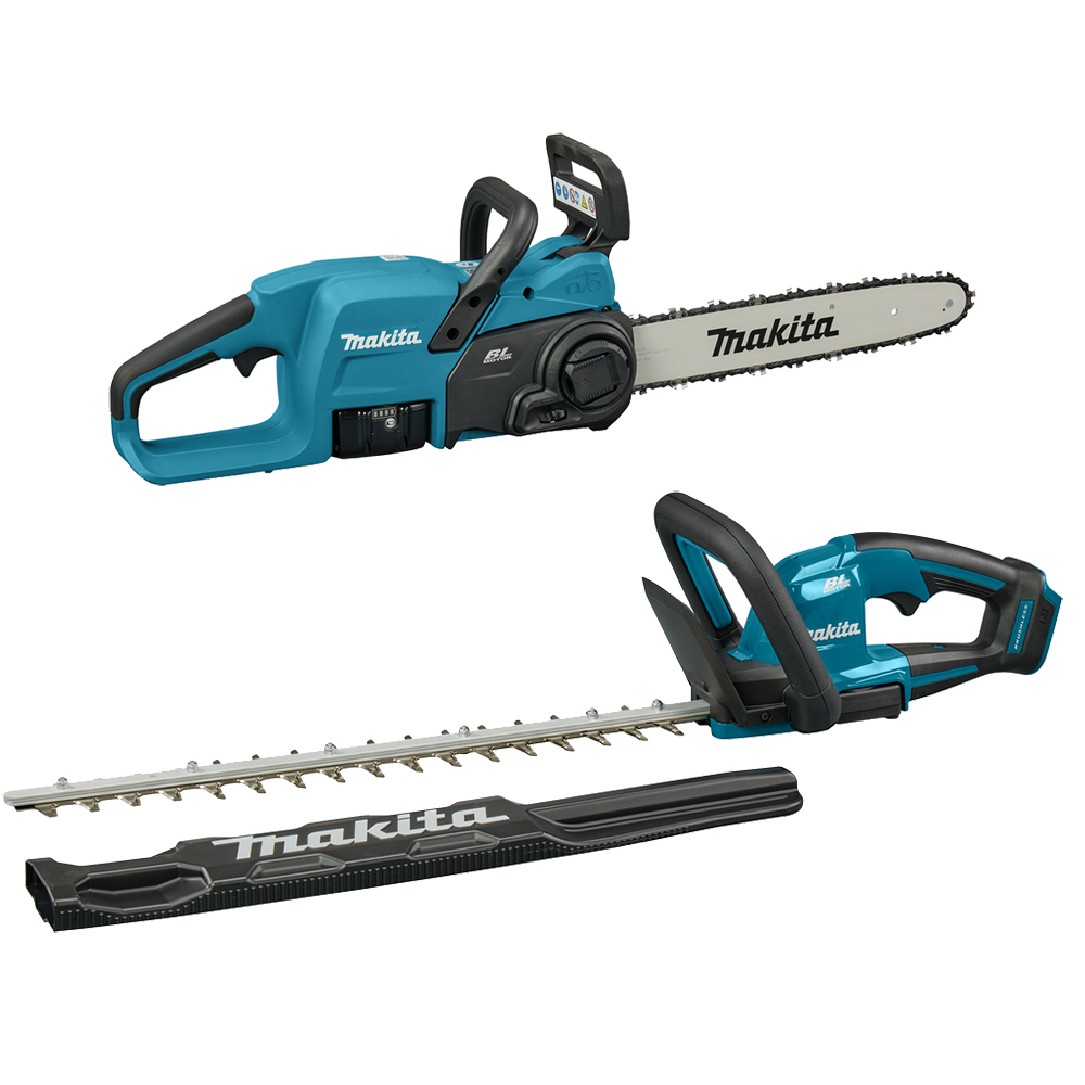 Набір акумуляторного інструменту LXT Makita 18 В (ланцюгова пила DUC357RT + кущоріз DUH506Z) Набір акумуляторного інструменту LXT Makita 18 В (ланцюгова пила DUC357RT + кущоріз DUH506Z)