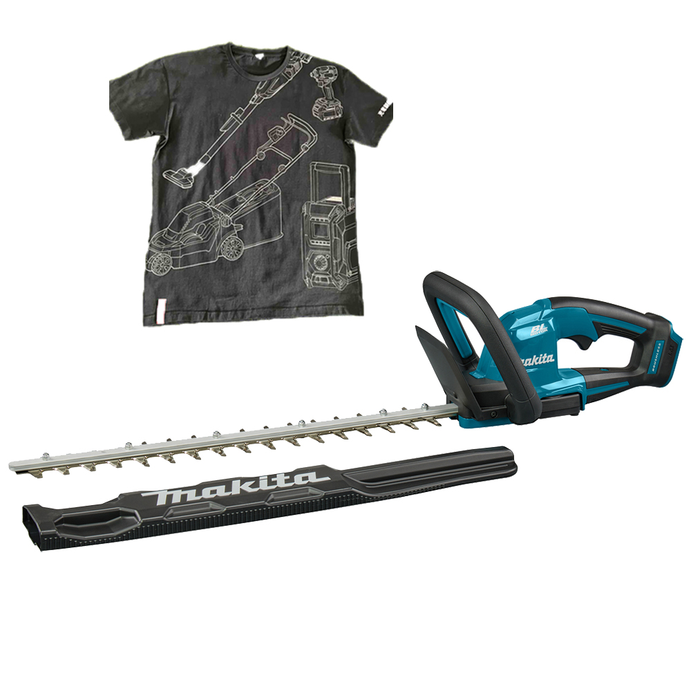 Акумуляторний кущоріз Makita LXT DUH506Z (без АКБ) + футболка XL Акумуляторний кущоріз Makita LXT DUH506Z (без АКБ) + футболка XL