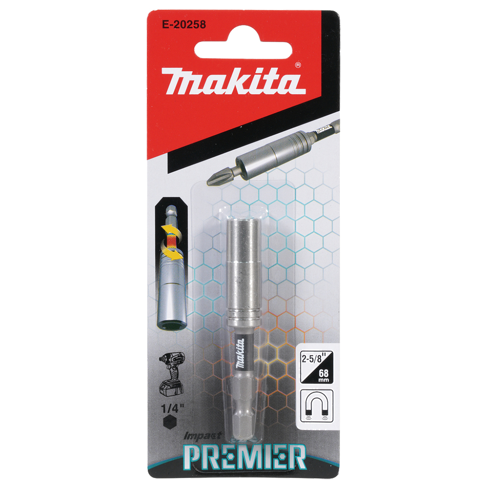 Бітотримач магнітний Impact Premier 68 мм Makita (E-20258) Бітотримач магнітний Impact Premier 68 мм Makita (E-20258)